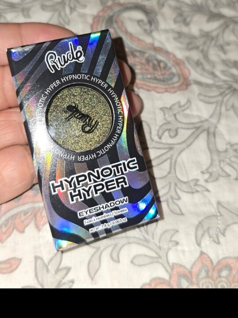 Rude Hypnotic Hyper Glitter Eyeshadow - Olive Green